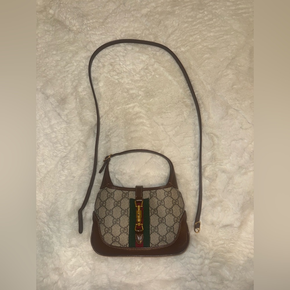GUCCI mini Jackie monogram bag